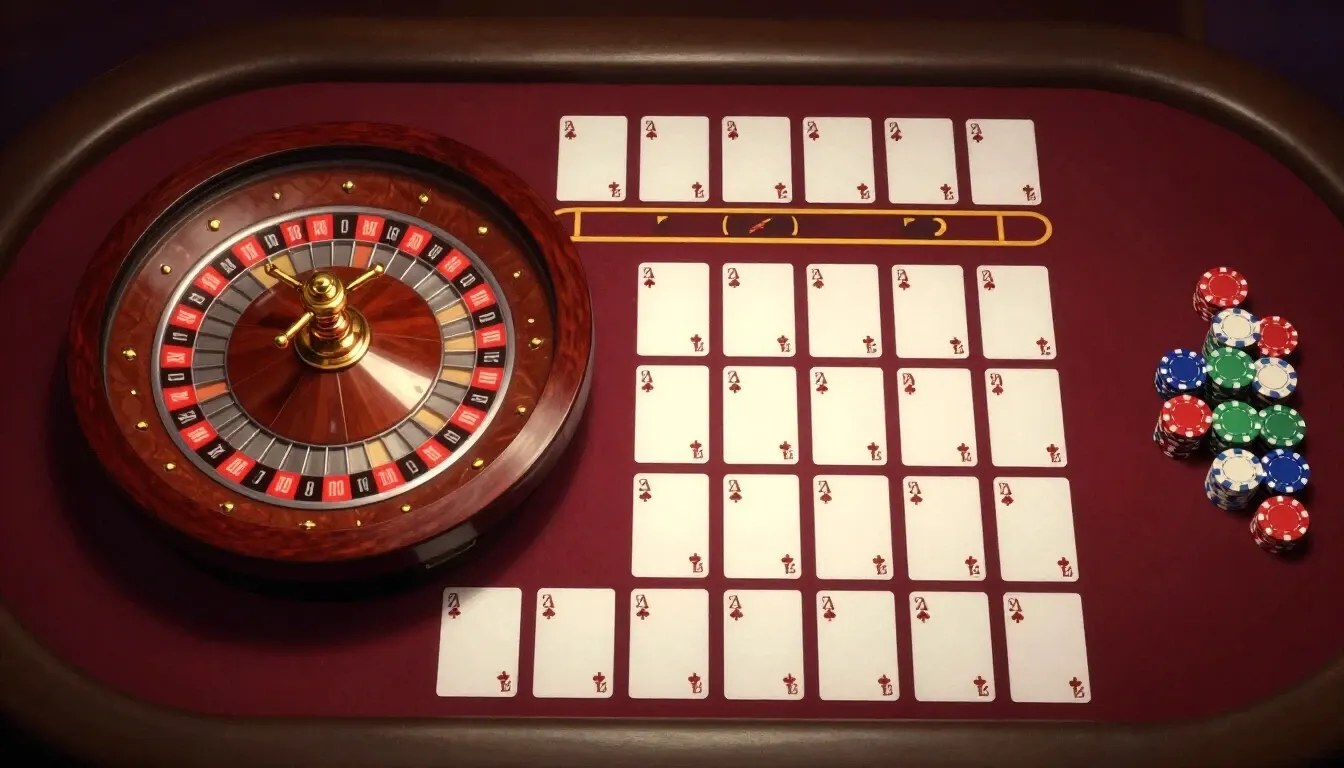 Live roulette and table game setting at Spinboss Casino